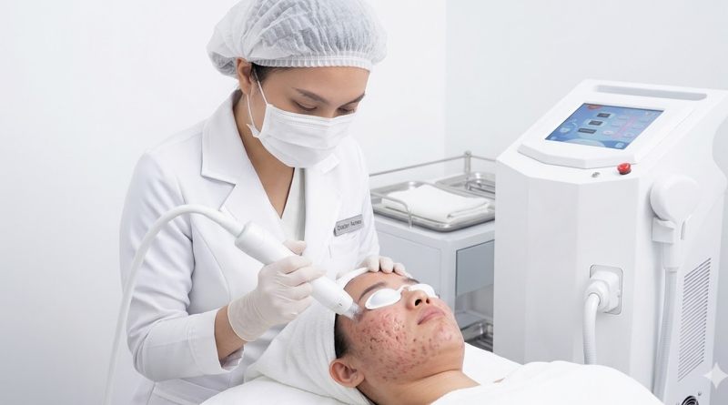 điều trị sẹo rỗ bình dương