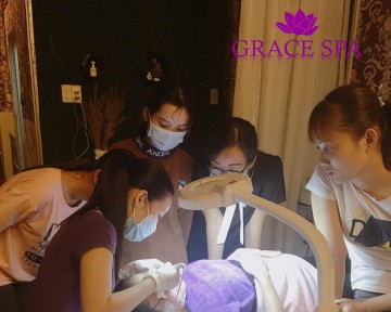 HOC VIÊN THAM GIA KHÓA HỌC SPA CHUYÊN NGHIỆP Ở DĨ AN BÌNH DƯƠNG
