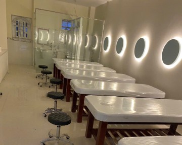 Địa chỉ bán giường chăm sóc da, giường phun xăm, giường tiêm, giường gội đầu tại Dĩ An, Bình Dương